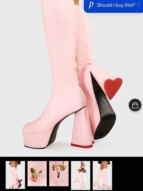 Lamoda sweet talker platform knee boots